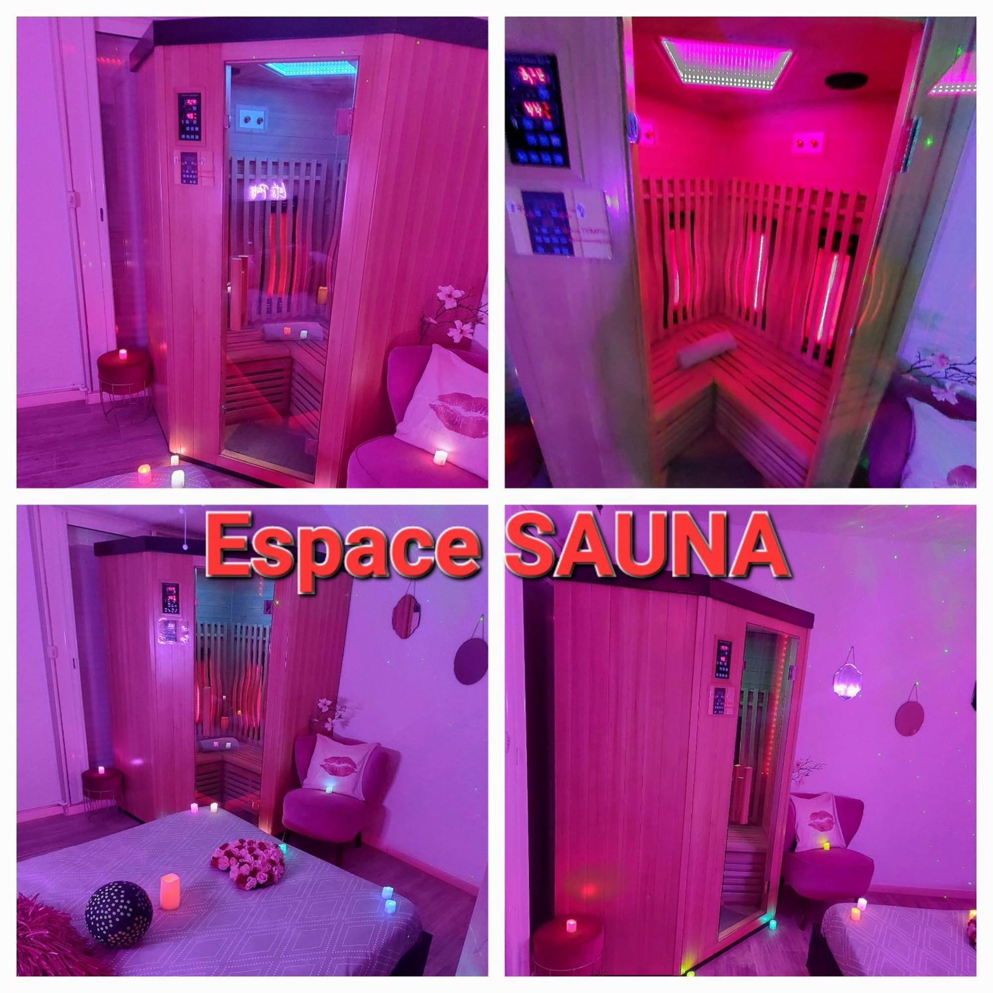 Luxe Sauna Privatif Et Grand Bain Jacuzzi A Deux A Biscarosse Plage Pour Nuit Romantique Avec Decoration Led Et Bougies Бискарос Екстериор снимка